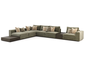 SUBLIME - Corner velvet sofa by Stylish Club - view 2